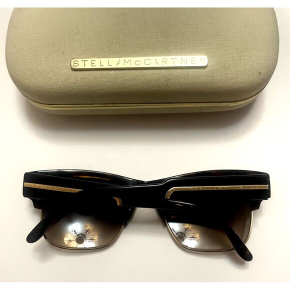 STELLA MCCARTNEY SM 4044 2063/13 Dark Tortoise Oversized Sunglasses 145mm Italy main image 4